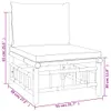 7-tlg. Garten-Lounge-Set mit Cremeweißen Kissen Bambus Produktbild-Vorschau 9