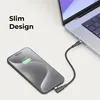 deleyCON 0,15m 100W USB C Ladekabel Kurz Winkel 90 Grad Produktbild-Vorschau 5