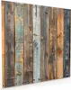 Küchenrückwand Spritzschutz Glas mit Motiv Holzwandpaneele Produktbild-Vorschau 1