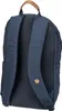 The back of a blue backpack is shown against a white background. Náhled obrázku produktu