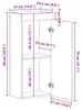 vidaXL Badkamerkast TULUM, betonlook, grijs, 37 x 24,5 x 86 Productafbeelding-voorbeeld 8