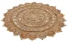 Juteteppich Cate Rund Naturfarbe Ø 120 cm handgewebt aus Produktbild-Vorschau 2