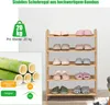 COSTWAY Schuhregal für 15 Paar Schuhe, Schuhablage mit 5 Produktbild-Vorschau 5