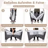 COSTWAY 5 in 1 Beistellbett klappbar, Reisebett mit Produktbild-Vorschau 7