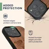 kwmobile Handyhülle für Apple iPhone 16 Pro Hülle Holz - Produktbild-Vorschau 3