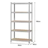 Lagerregal 2er Set 5 Böden Metall 180 x 90 x 40cm Produktbild-Vorschau 6