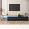 STILVORA Modernes TV-Schrank mit LED-Beleuchtung Lowboard, Produktbild-Vorschau 1