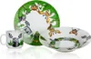 A set of children's tableware with jungle animal illustrations. Náhled obrázku produktu