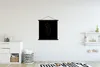 MuchoWow® Textilposter Frau - Schwarz - Gold - Produktbild-Vorschau 2