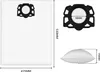 5x sacchetti di ricambio per aspirapolvere Karcher WD4 WD5 Anteprima dell’immagine prodotto 2