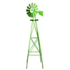 Wiltec Éolienne de jardin Design US – 670 x 670 x 2450 mm – Voir les images du produit 8