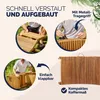 CASARIA® Sonnenliege Klappbar Holz FSC®-zertifiziert 320kg Produktbild-Vorschau 4
