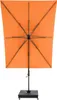 Ampel-Sonnenschirm - 300 x 220 cm - Anthrazit - Orange - Produktbild-Vorschau 7