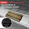 Pyle Auffahrrampe PKW – Bordsteinrampe Gummi Schwarz Produktbild-Vorschau 3