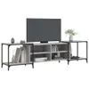 vidaXL Armoire TV Gris Sonoma 203x37x50 cm Bois composite Voir les images du produit 3
