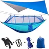 Camping Hängematte mit Zipper Moskitonetz und Produktbild-Vorschau 1