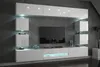 Furnitech Wohnwand Wohnzimmer - Wohnzimmer Möbel mit LED Produktbild-Vorschau 1