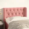 vidaXL Kopfteil mit Ohren Rosa 83x16x78/88 cm Samt -  Kopf- Produktbild-Vorschau 2