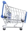 Carrello da supermercato mini, blu, elegante, versatile, Anteprima dell’immagine prodotto 2