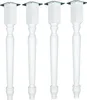 Holzfuß für Tisch, Tischfuß, Baluster, weiß lackiert, 48 Produktbild-Vorschau 1