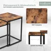 holz4home® Couchtisch 2er Set Lannies I 45x40x55 cm I Produktbild-Vorschau 3