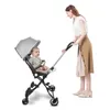 2 in 1 Kinderwagen 360°-Drehbar Sitz Kompakter Mini Produktbild-Vorschau 2