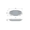 BOSCH 0 986 424 939 Bremsbeläge Satz Vorne für RENAULT Produktbild-Vorschau 9