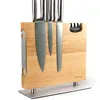 holz4home® Messerblock magnetisch aus Eichenholz I Produktbild-Vorschau 1