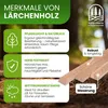 Holzpaket für Gartenzaun Lattenzaun inkl. Schrauben 180 cm Produktbild-Vorschau 2