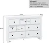 STILVORA Moderner Beistellschrank Sideboard im Landhausstil Produktbild-Vorschau 8