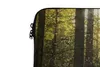 MuchoWow® Laptop Hülle 17 Zoll Laptoptasche Bäume - Wald - Produktbild-Vorschau 3