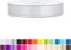 Satinband 12mm Silber - 25 Meter Rolle Geschenk- & Produktbild-Vorschau 1