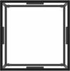 vidaXL Table basse noire avec verre trempé 60x60x35 cm Voir les images du produit 6
