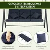 Outsunny Hollywoodschaukel 3-Sitzer Gartenschaukel Produktbild-Vorschau 7