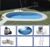 Sommerspaß Pool Einbauset oval 525x320x150 Produktbild-Vorschau 10