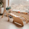 Grande aire de jeux Montessori en bois pour la maison - Voir les images du produit 19