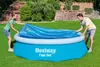 Bestway® PE-Solarabdeckplane Ø 289 cm, blau, rund Produktbild-Vorschau 2