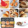 Backform Brötchen Silikon, Baguette Brotbackform mit 9 Produktbild-Vorschau 5