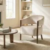 HOMCOM Loungesessel Sessel mit Chenille-Optik, Relaxsessel Produktbild-Vorschau 8