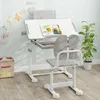 COSTWAY scrivania per bambini con sedia, scrivania per Anteprima dell’immagine prodotto 2
