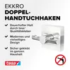 tesa Handtuchhaken EKKRO zum Kleben chrom Produktbild-Vorschau 7
