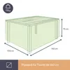 Perel Schutzhülle für Gartentisch 145 x 105 x 75 cm, Produktbild-Vorschau 13