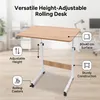 Laptoptisch mit Rädern, Höhenverstellbar, 80x40cm, Produktbild-Vorschau 3