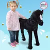 Pink Papaya Stehpferd zum draufsitzen | 75cm Spielpferd zum Produktbild-Vorschau 5