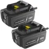2 batteries 18V 6Ah compatibles avec les modèles Makita Voir les images du produit 1