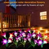 Solarleuchten Outdoor Garten,[4er Pack]Solar Lily Flower Produktbild-Vorschau 4