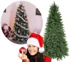 A collage featuring a decorated Christmas tree, a Santa Claus figure, and a woman holding a Christmas ornament, with a separate image of an undecorated Christmas tree. Podgląd zdjęcia produktu