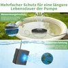 MIAJARD - Pompe solari a LED per laghetti, fontane solari Anteprima dell’immagine prodotto 3