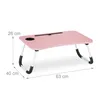 Tavolino per laptop Relaxdays da divano, pieghevole, con Anteprima dell’immagine prodotto 4