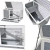 Meerschweinchenstall Easy grau weiß Produktbild-Vorschau 3